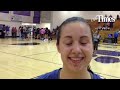 Franklin volleyball player Danielle Blanco talks volleyball