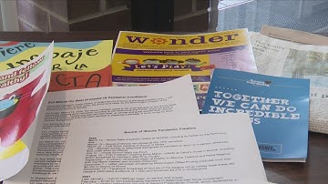 University High School student creating a time capsule for future generations