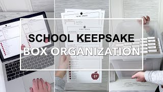 HOW TO ORGANIZE KIDS' SCHOOL KEEPSAKES AND MEMORABILIA: Easy DIY memory box by The Organization Station 4,151 views 3 years ago 8 minutes, 2 seconds