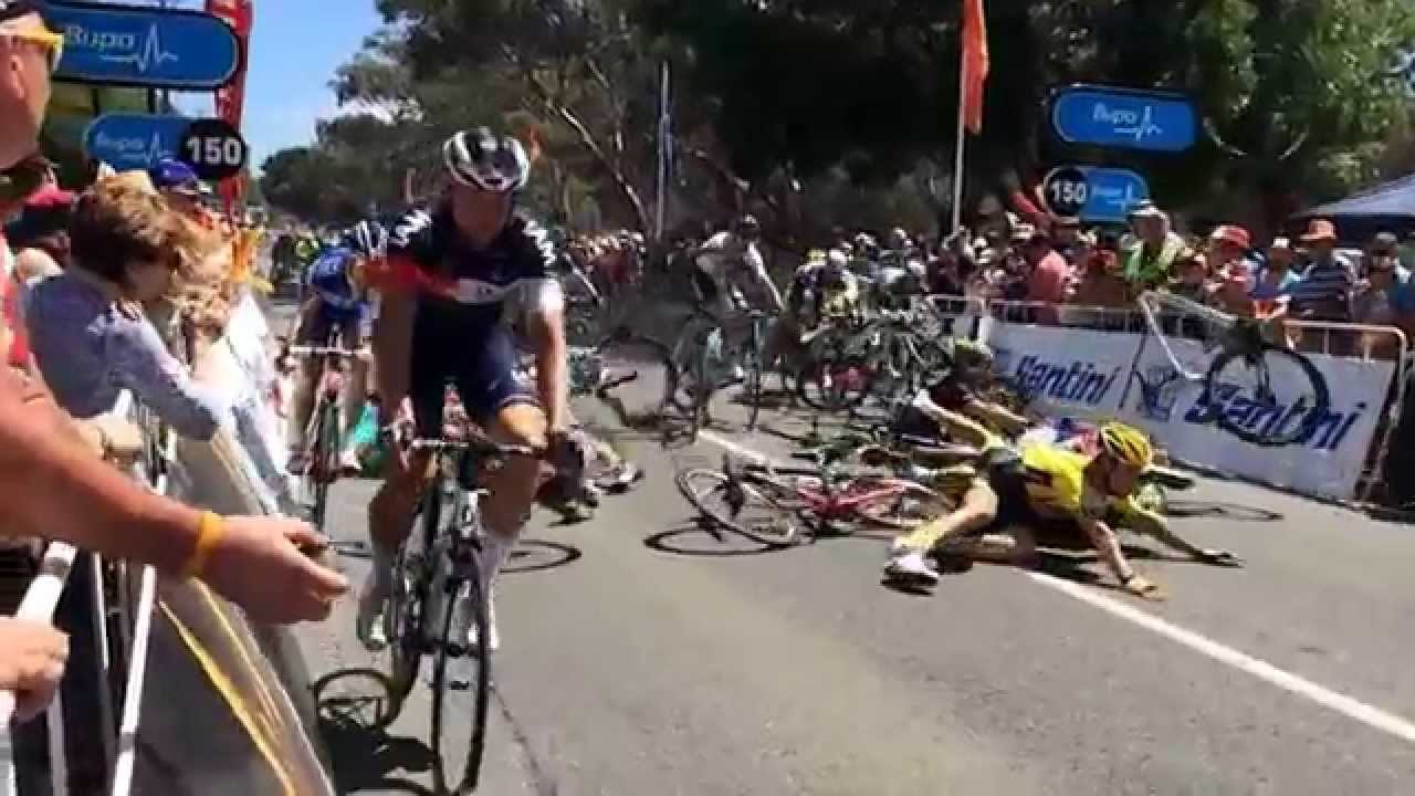 Tour Down Under Stage 4 Crash 2015 Youtube inside Elegant along with Lovely cycling tips tour down under 2015 pertaining to Your house