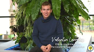 Valentin, Apprenti-Ingénieur Agronome En Contrat De Professionnalisation - Parcours Entrepreneuriat