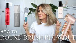 HOW TO DO THE PERFECT BLOWOUT WITH A ROUND BRUSH