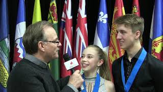 Ashlyn Schmitz Tristan Taylor Novice Pairpatinage En Couple