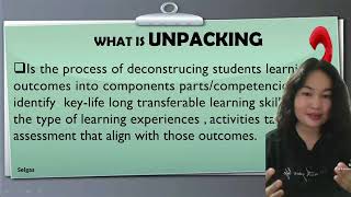 PART 1 /UNPACKING LEARNING COMPETENCIES/group 5