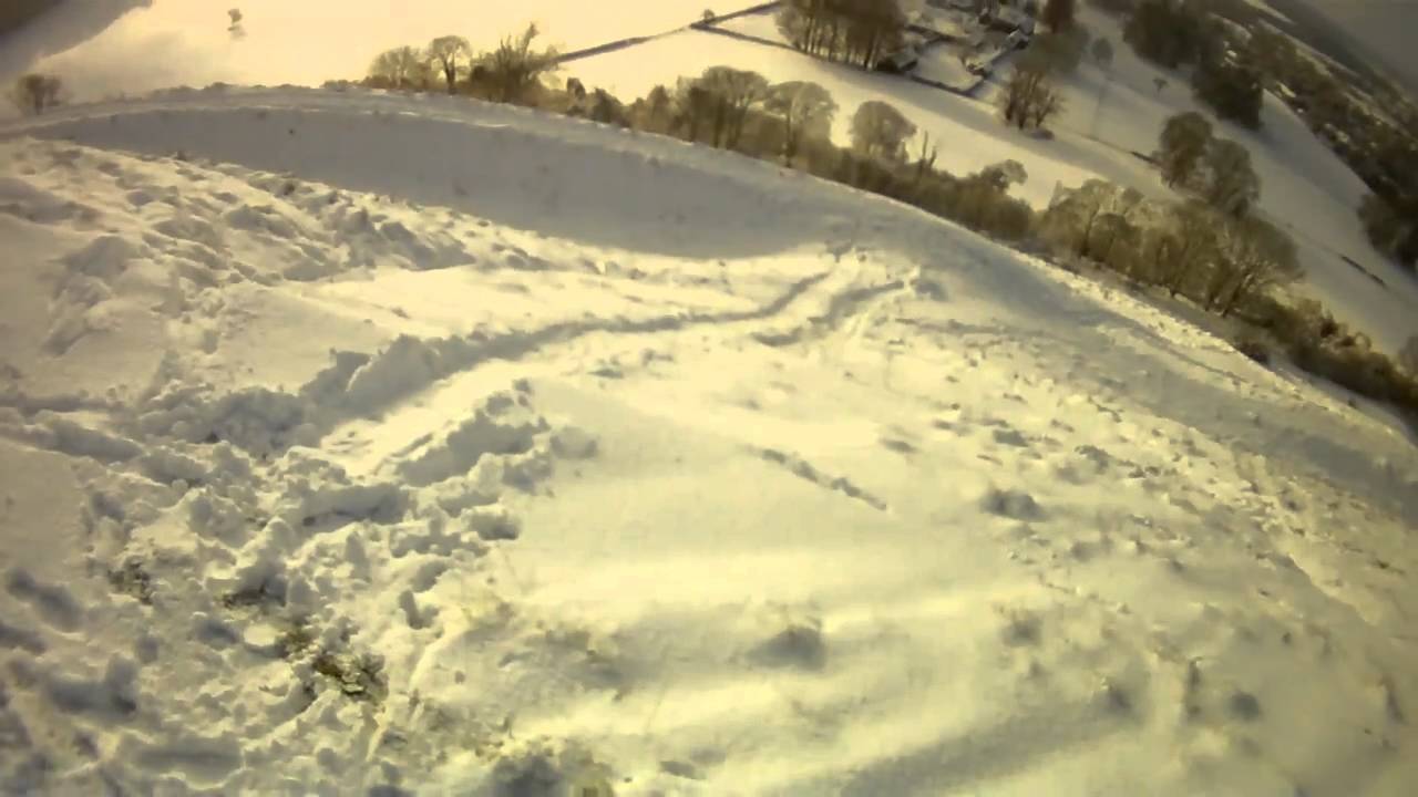 Gregin8er completing Luke's "Go Sledging" Challenge on www.SupaHeroz.com