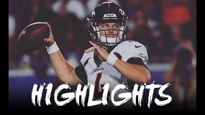 Brett Rypien | Full Broncos Preseason Highlights