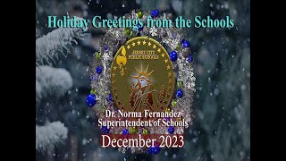 2023 Holiday Spirit Greetings Jersey City Public Schools  V2