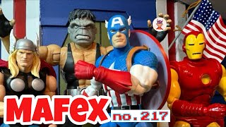 Mafex 217 CAPTAIN AMERICA Marvel Superhero Toy Figure