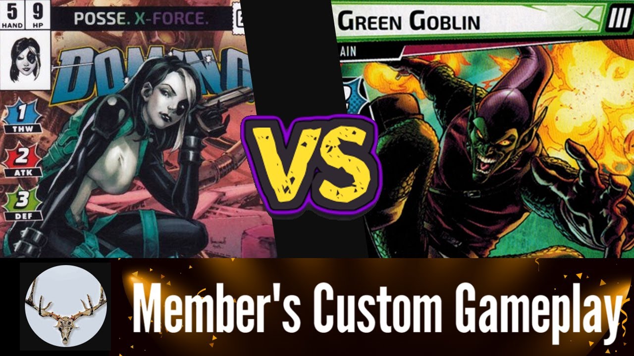 [BASIC ONLY] DOMINO vs GREEN GOBLIN (Expert) Marvel Champions Playthrough | Basic Spider Luck