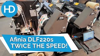 Afinia DLF220s Dual Plotter Label Finisher - Launched at Label Expo 2023 | HD Labels