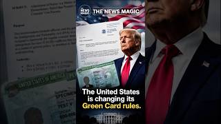 The U.S. is changing Green Card rules, making the process harder for temporary visa holders. #usa
