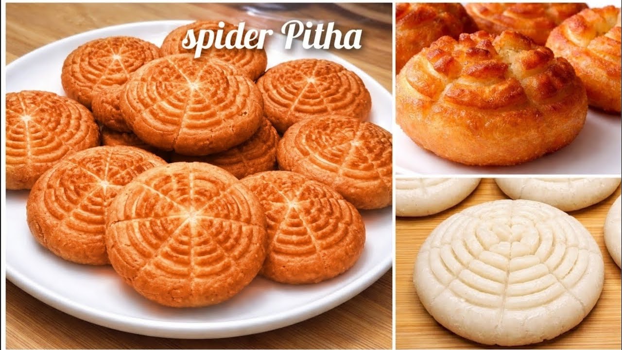 5 মিনিটে নতুন স্পাইডার পিঠা বানিয়ে পুরো মাস খেতে পারবেন⁉️Bangladeshi Pitha recipe.New Pitha recipe