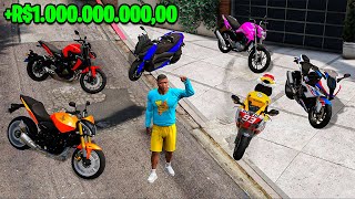 COLECIONANDO MOTOS BILIONÁRIAS NO GTA 5!