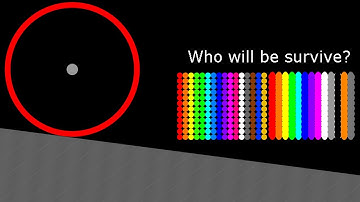 Full Option (Escape Circle, Last Stading, Shutter Crush Worm) Marble Race in Algodoo