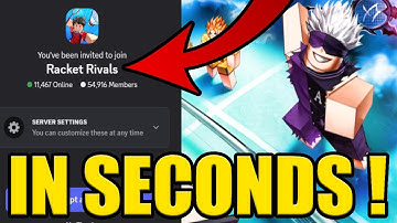 HOW to JOIN RACKET RIVALS DISCORD SERVER ✅PC & MOBILE✅