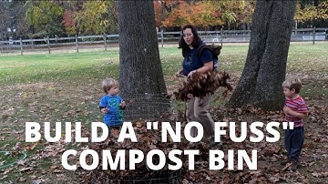 Building a Compost Bin [Quick Start to Composting Part 2]