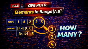 Elements in Range [A, B] | GFG POTD | Multiple Queries | Binary Search | Java