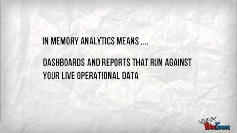 In Memory Analytics from DataPA