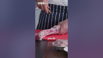 Pierre Koffmann demonstrates how to prepare pig trotters #shorts #pierrekoffmann #cooking