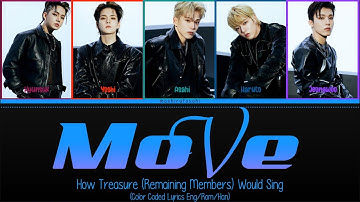 How Treasure (Remaining Members) Would Sing; Move (T5) Color Coded Lyrics (Eng/Rom/Han)