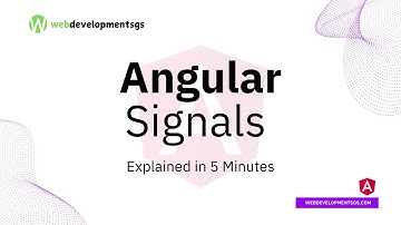 Angular Signals Explained in 5 Minutes   The Future of Reactive State!