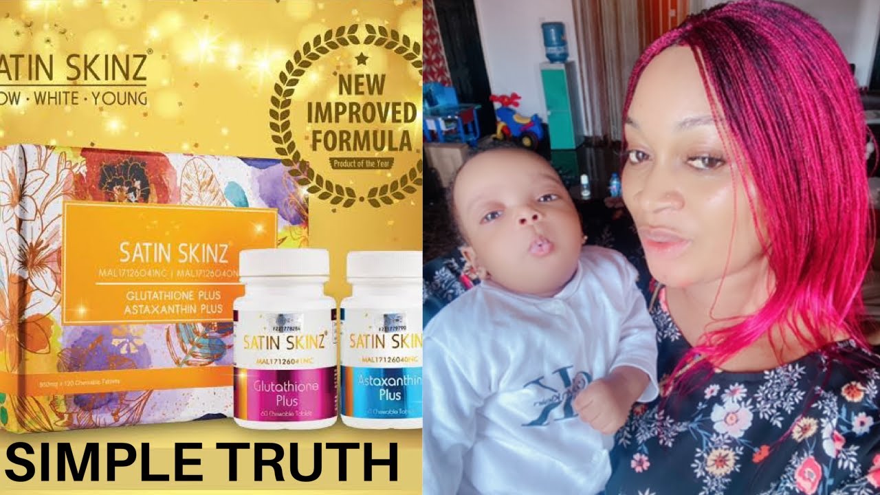 SIMPLE TRUTH / SATIN SKINZ GLUTATHIONE WHITENING SUPPLEMENT / FOR SKIN  WHITENING ? FLAWLESS SKIN ?