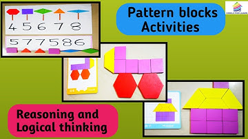 Activities for kids || pattern blocks Activities