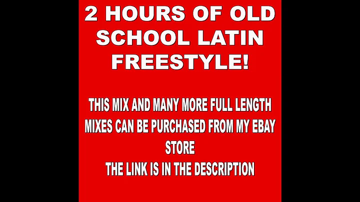 Dj Destiny - 2 Hour Old School Latin Freestyle Mix (Recorded Live)