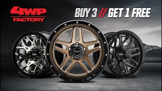 Buy 3 Wheels Get 1 Free from 4WP Factory! While Supplies Last by 4 Wheel Parts 76 views 3 months ago 31 seconds