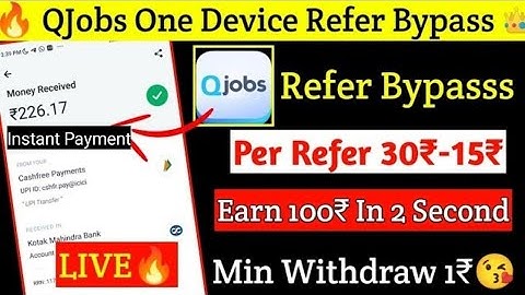 Qjobs App Money Adder Script 2021 || Qjobs App Unlimited Refer Bypass Script || Qjobs App Script
