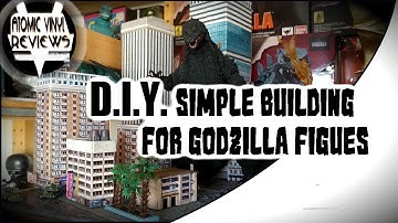 Part 1 SIMPLE BUILDING How to make a miniature city for your Godzilla / kaiju figures