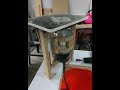 Custom built router lift with dust collection