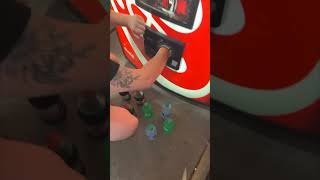 Vending Machine Glitch Floods Girls With Sodas
