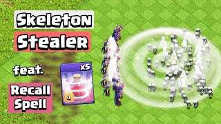 Dumbest Way to Use Recall Spell | Clash of Clans