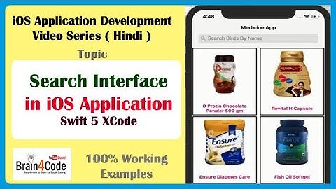 How to Implement Search Bar Using UISearchController in Swift 5 XCode | Hindi | iOS App Development