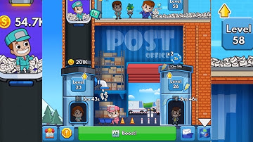 MAX LEVEL in Idle Mail Tycoon Gameplay Android,iOS (Walkthrough)