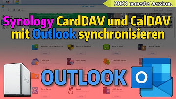 Synology CardDAV-Kontakte und CalDAV-Kalender mit Outlook synchronisieren (URL entdeckt)