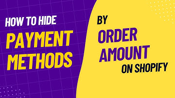 How to Hide Cash on Delivery or Any Payment Methods by Order Amount in Shopify | PayRules | KlinKode