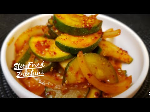 Korean Zucchini Stir Fry