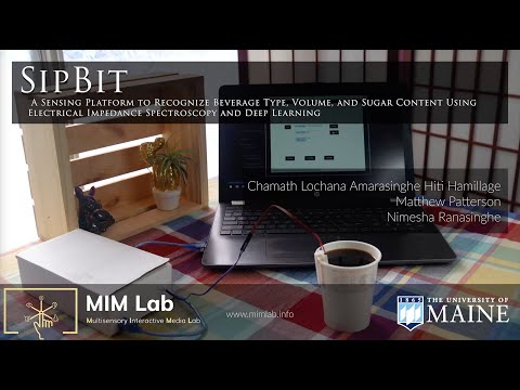 [CHI2022] SipBit: Beverage Sensing Using Electrical Impedance Spectroscopy and Deep Learning