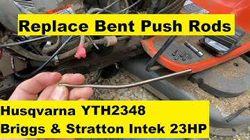 Husqvarna Lawn Mower Engine Push Rod Replacement 23 hp Briggs and Stratton Intek