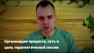 Организация процесса, суть и цель терапевтической сессии (Денил Федоров)