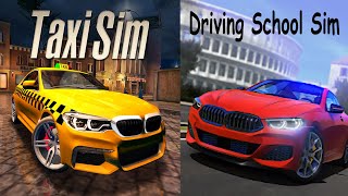 Driving School Sim vs Taxi Sim 2020 - Games By Ovilex - Gameplay (Ios,Android) screenshot 1