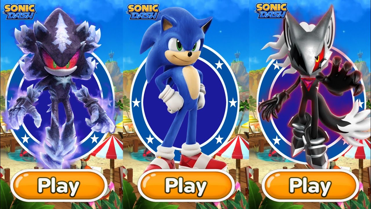 Sonic Dash - Movie Sonic Vs Infinite Vs All Boss Zazz Egman -All 97 ...