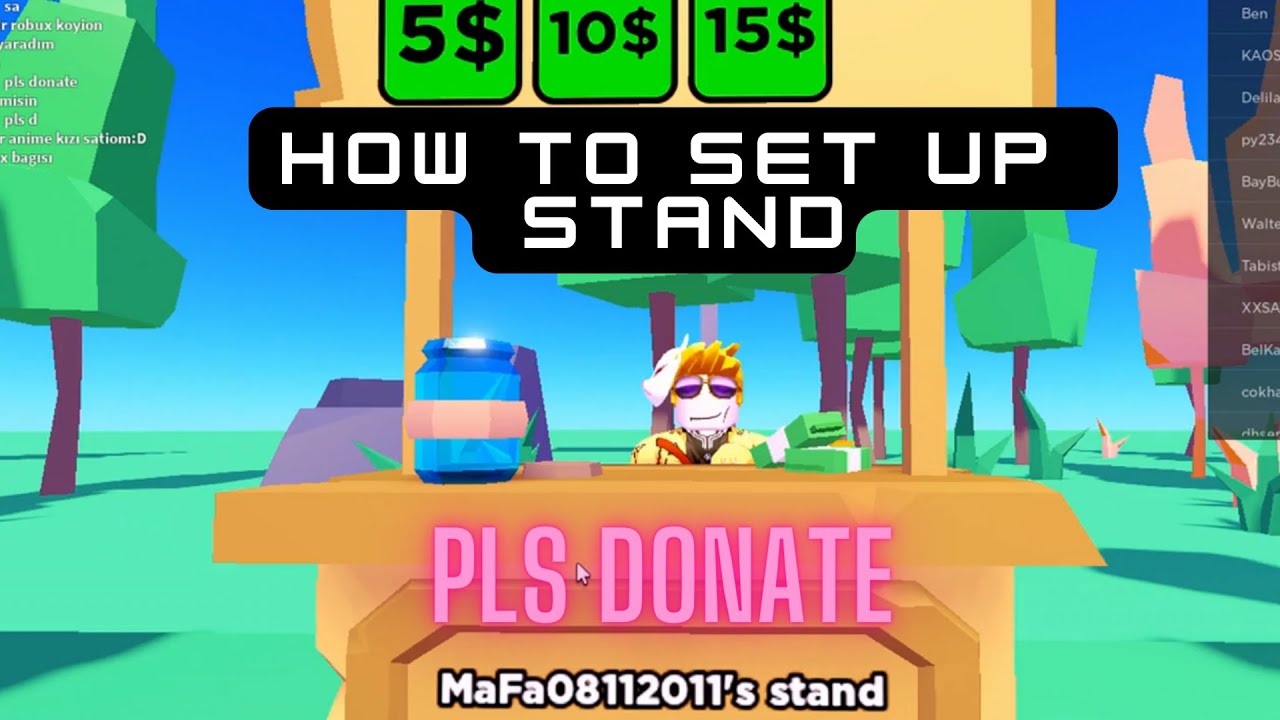 HOW TO SELL STUFFS IN PLS DONATE, ROBLOX