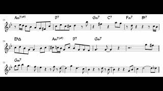 Chet Baker - Autumn Leaves transcription