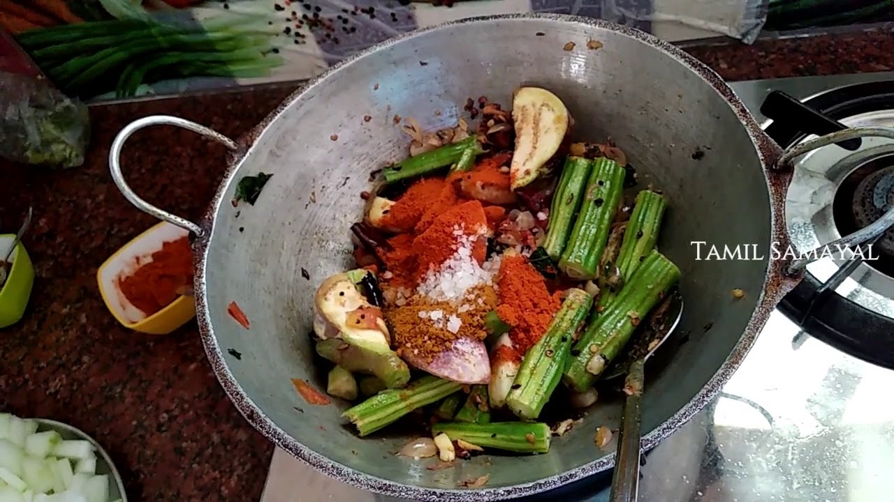 Kathirikai Murungakkai Sambar Seivathu Eppadi YouTube