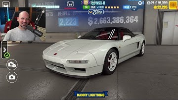 CSR2 honda nsx r live racing setup