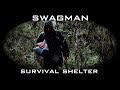 solo survival camp, bushcraft and campcraft - episode 1 - survival shelter