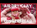 Air Dry Clay Gingerbread Men - Terracotta Air Dry Clay